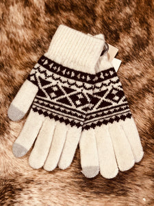 Nordic Print Gloves
