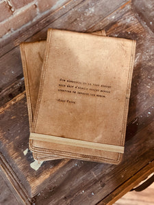 Anne Frank Leather Journal