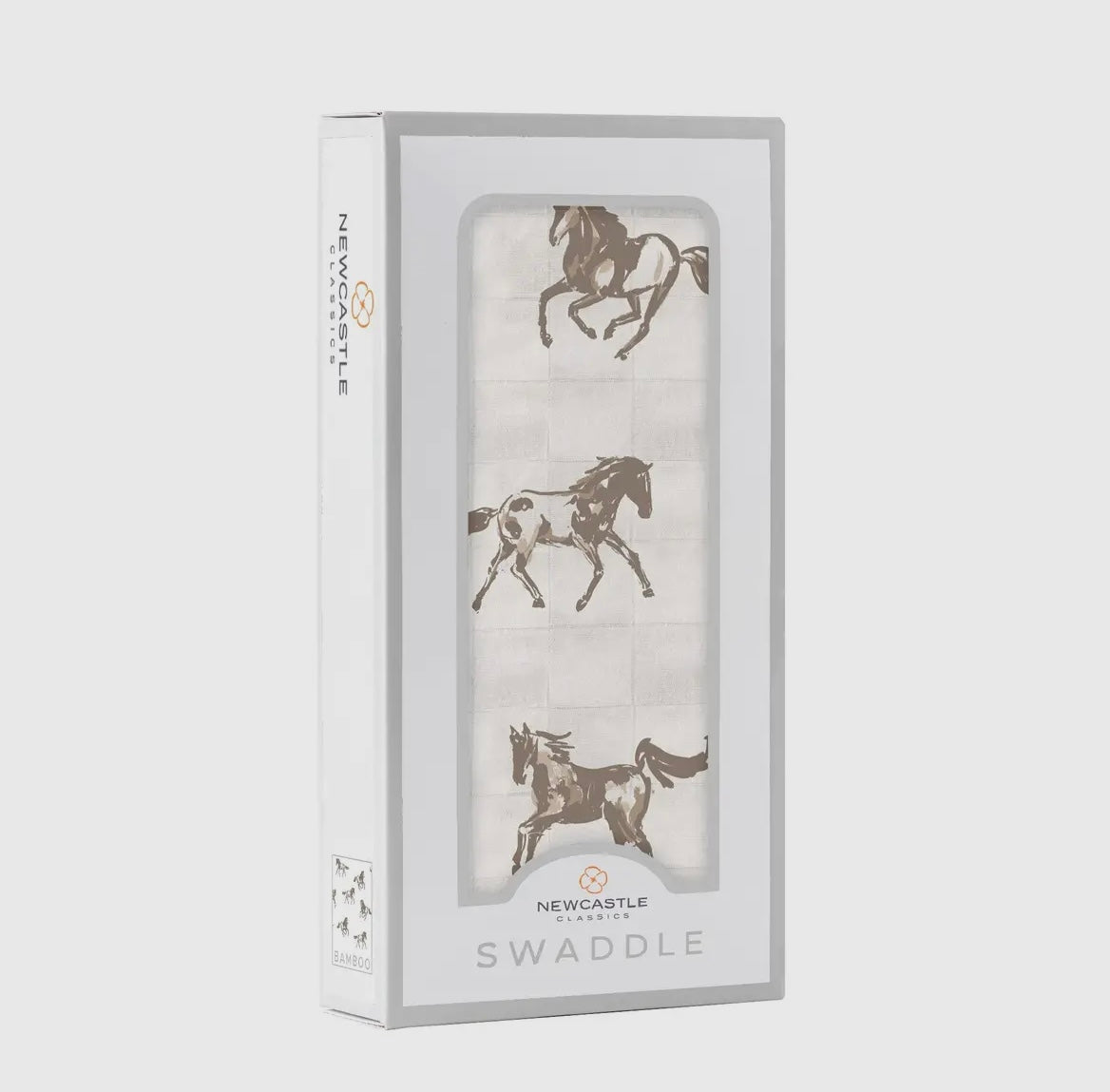 Galloping Horses Bamboo Swaddle