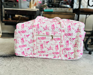 Cowgirl Pattered Duffle Bag