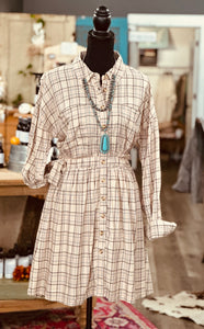 Bethany Plaid Dress