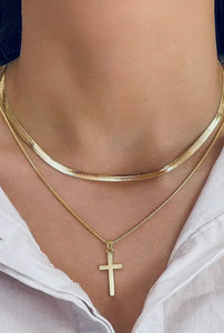 Cross Layer Necklace