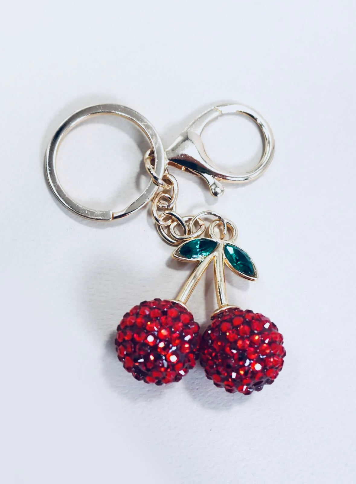 Cherry Drop Bag Charm