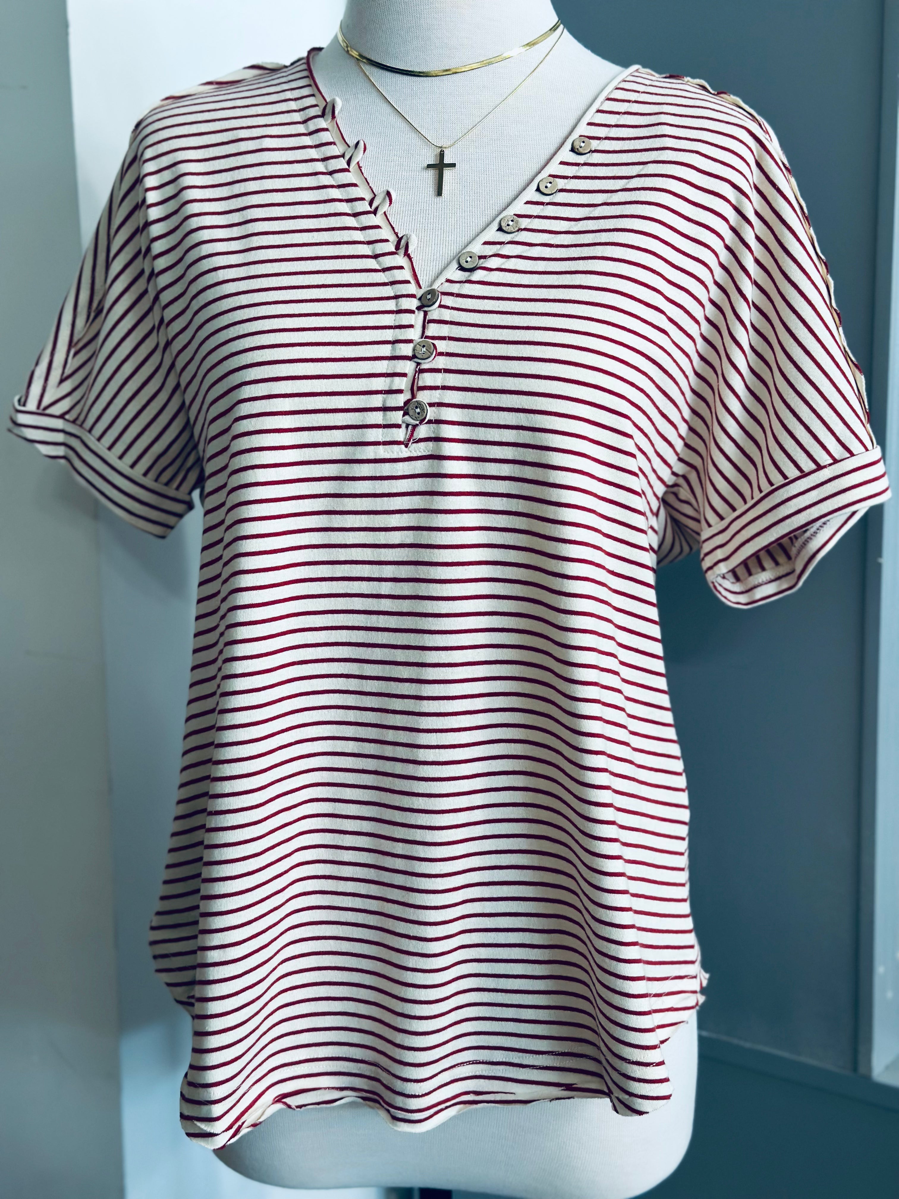 Brooke Striped Top