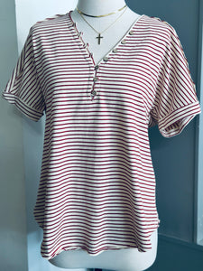 Brooke Striped Top