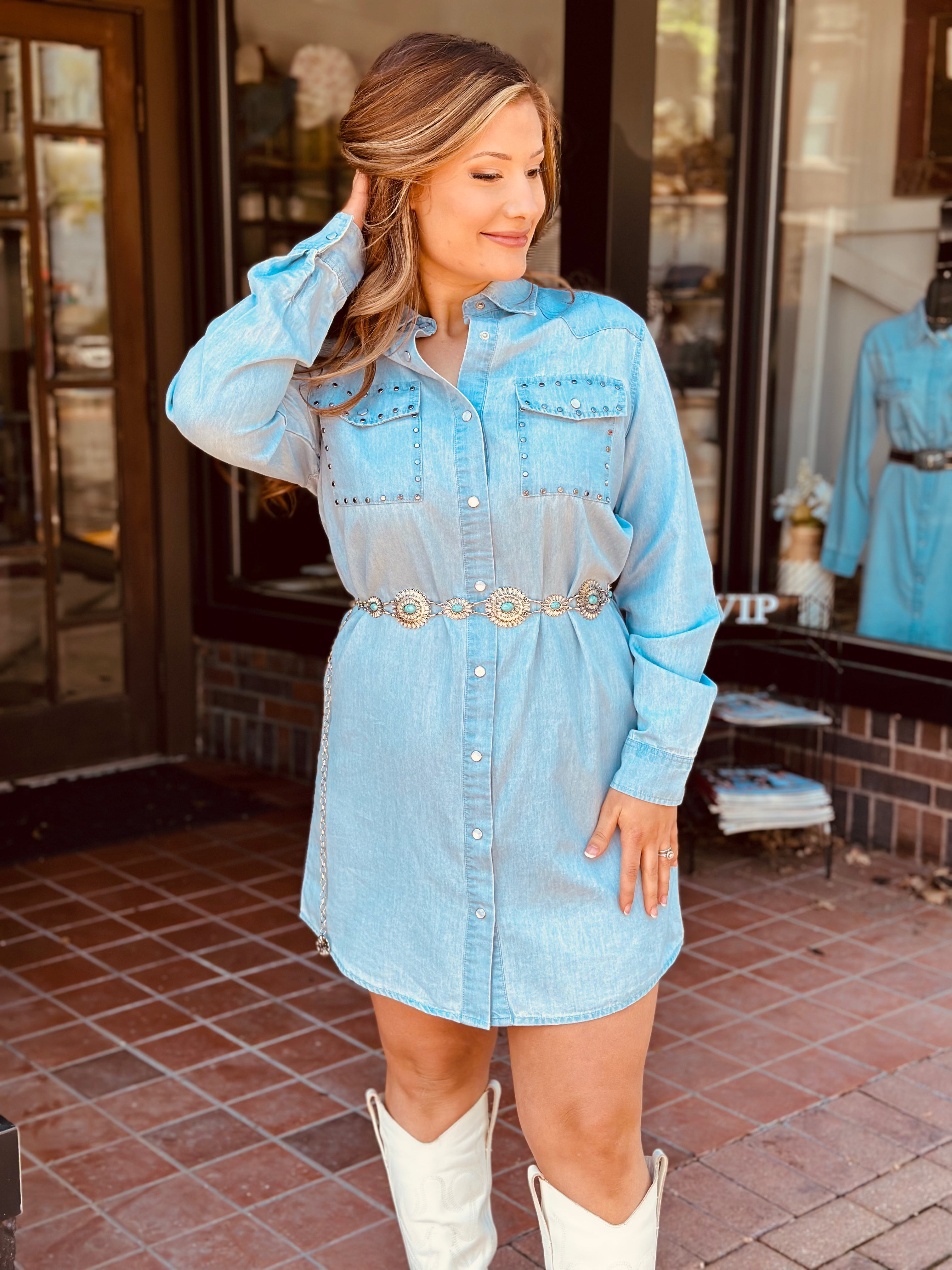 Clementine Studded Dress