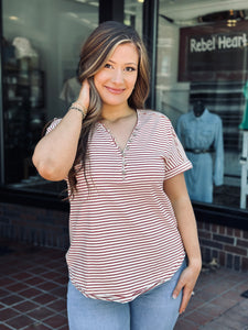Brooke Striped Top