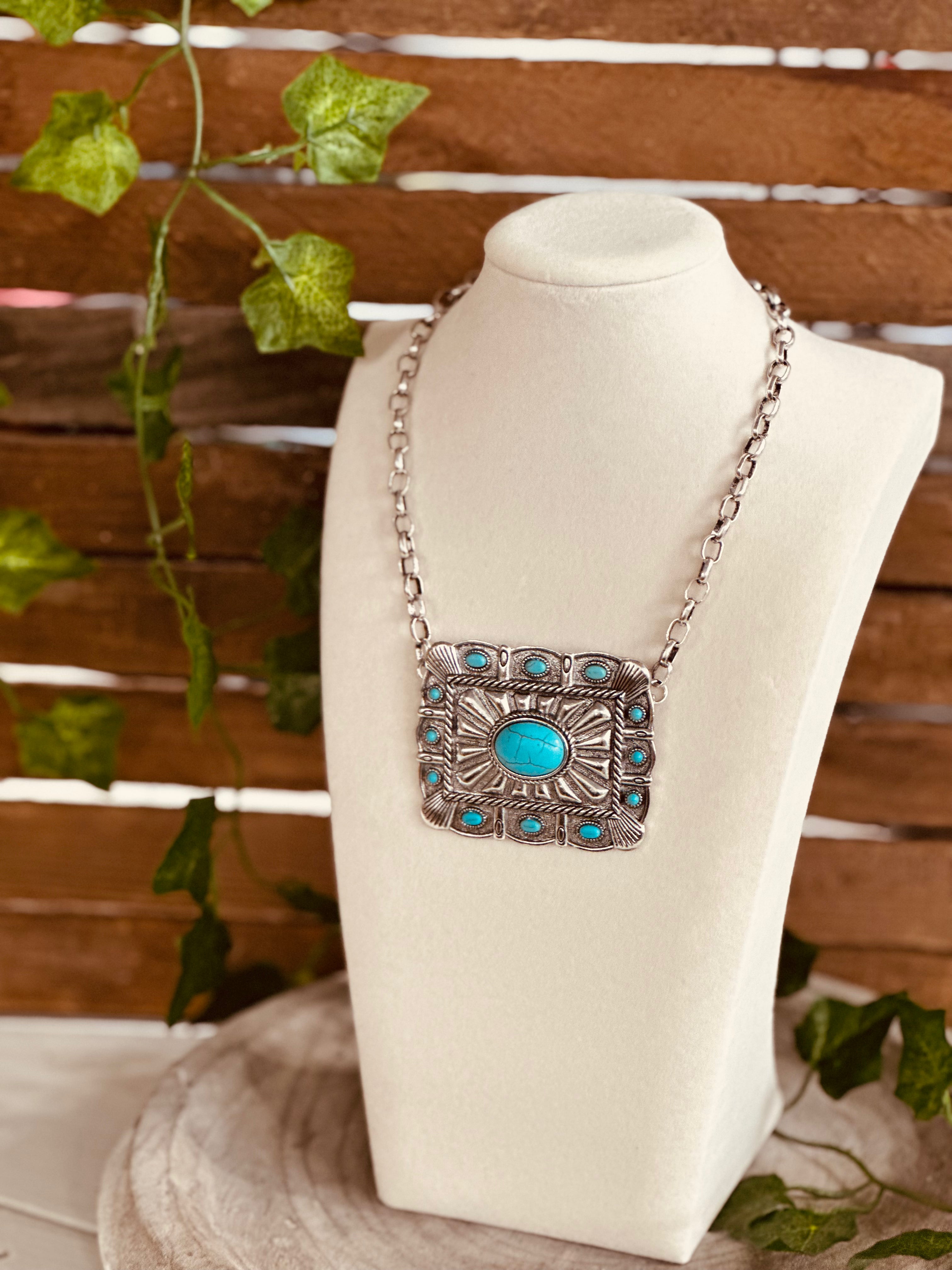 Belt Buckle Necklace