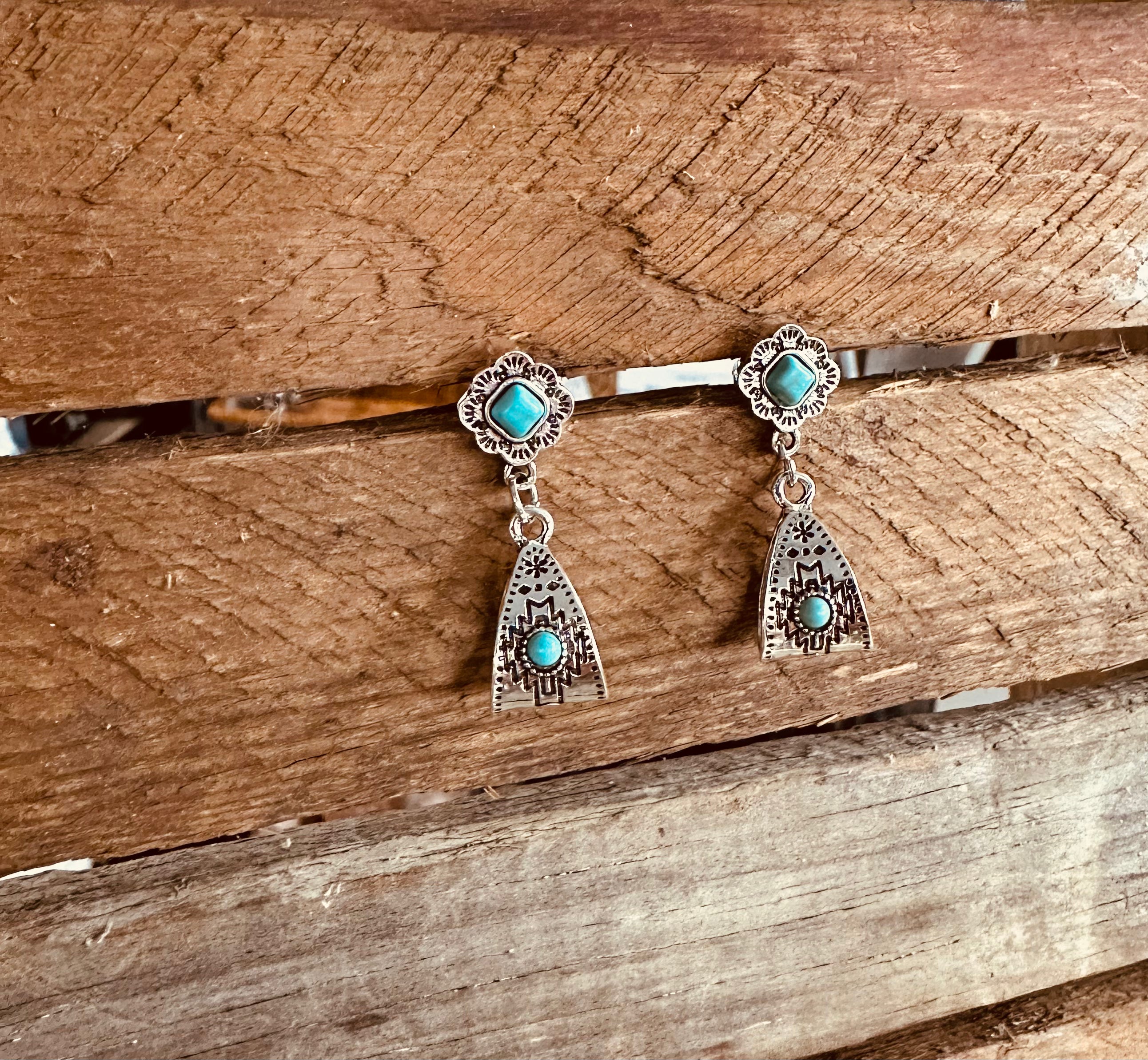 Stirrup Dangle Earrings