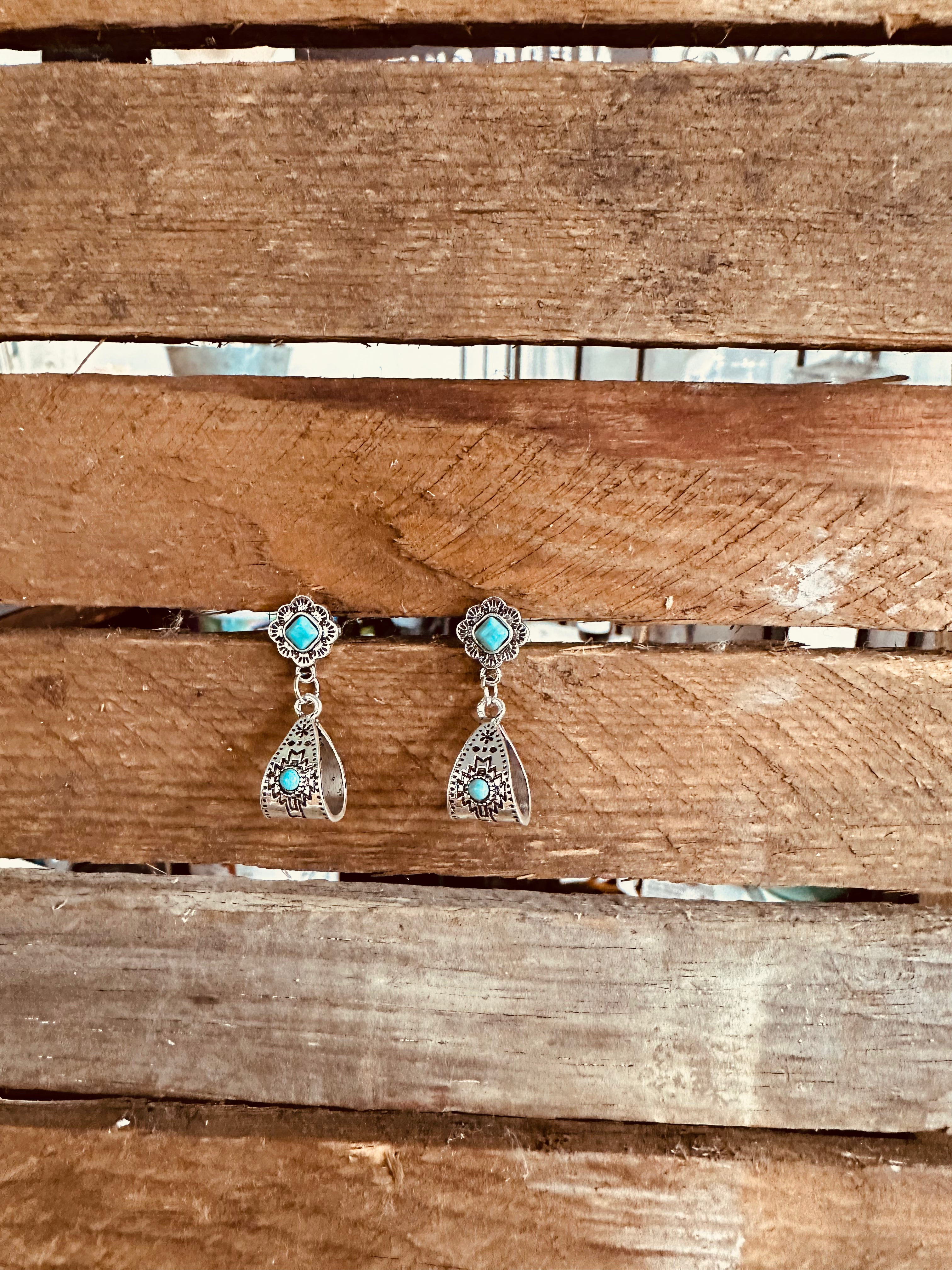 Stirrup Dangle Earrings