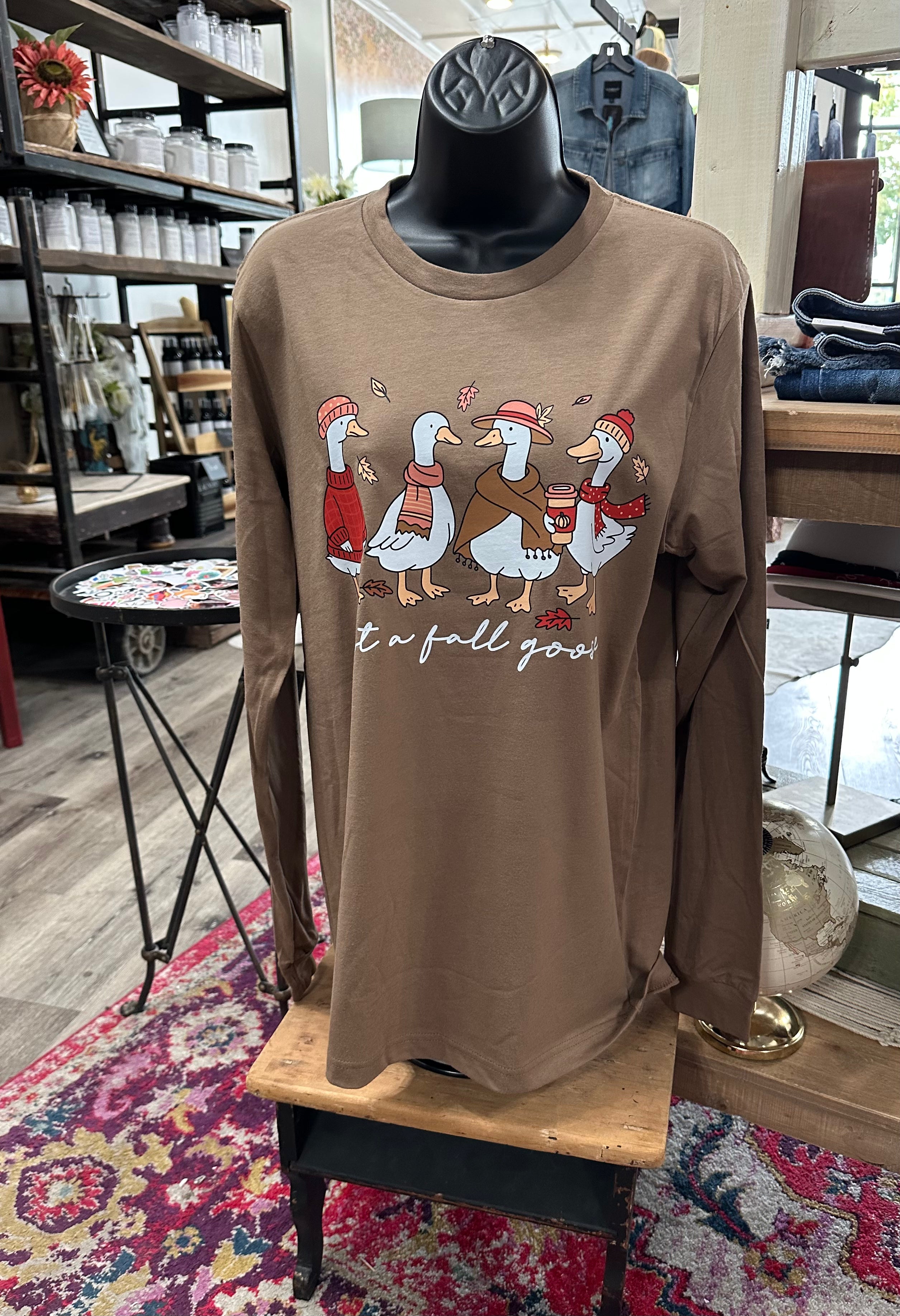 Just A Fall Goose Tee