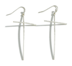 Dainty Cross Earrings