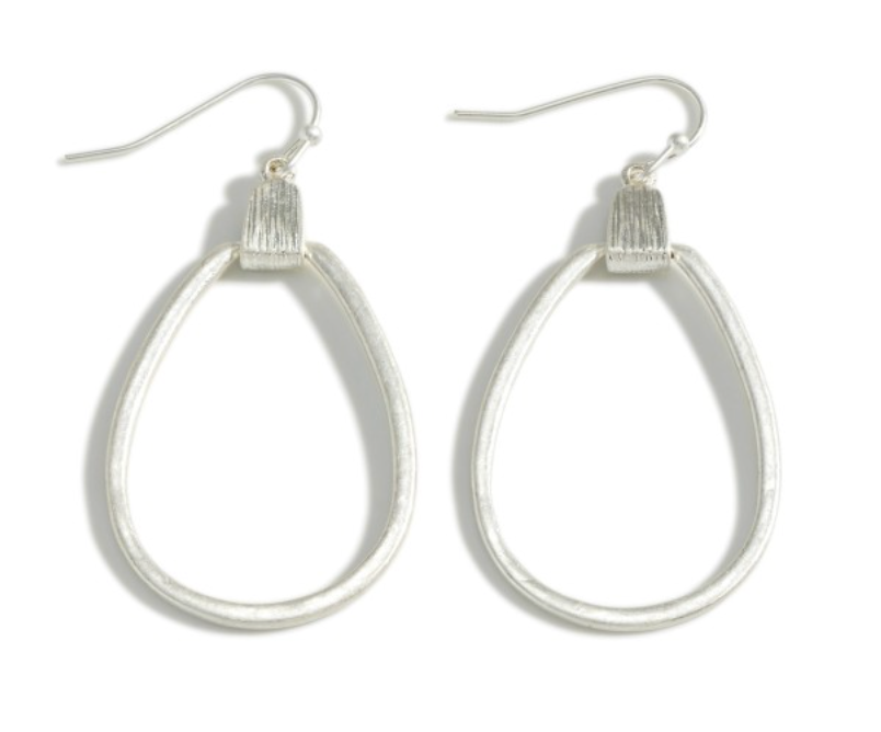 Metal Tone Drop Earrings
