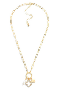 Paperclip Charm Necklace