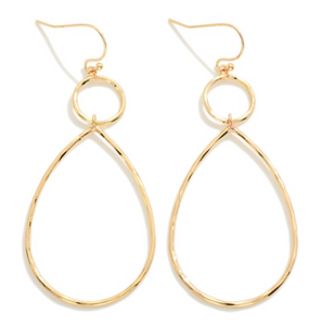 Linked Teardrop Earrings