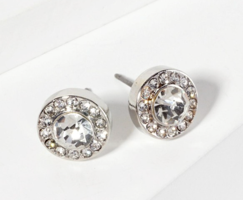 Emma Rhinestone Stud Earrings