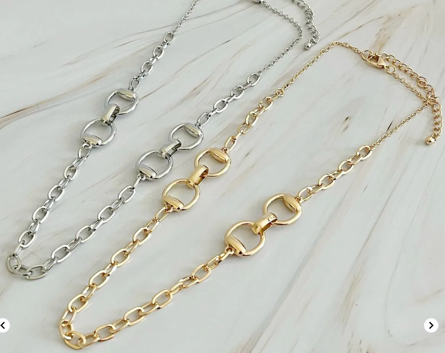 Double Equestrian Necklace