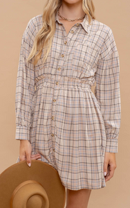 Bethany Plaid Dress