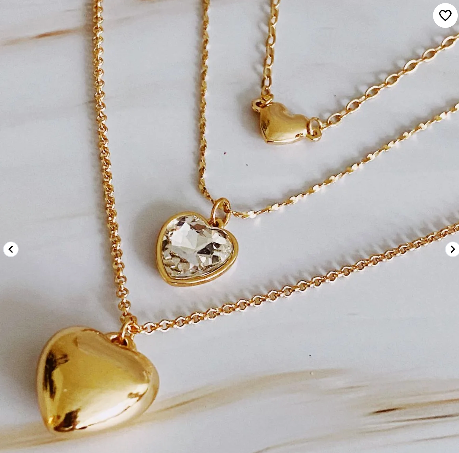 Triple Heart Necklace