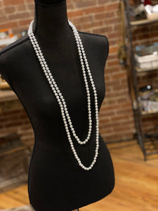 Cream Pearl Beaded Necklace Rebel Heart Co.