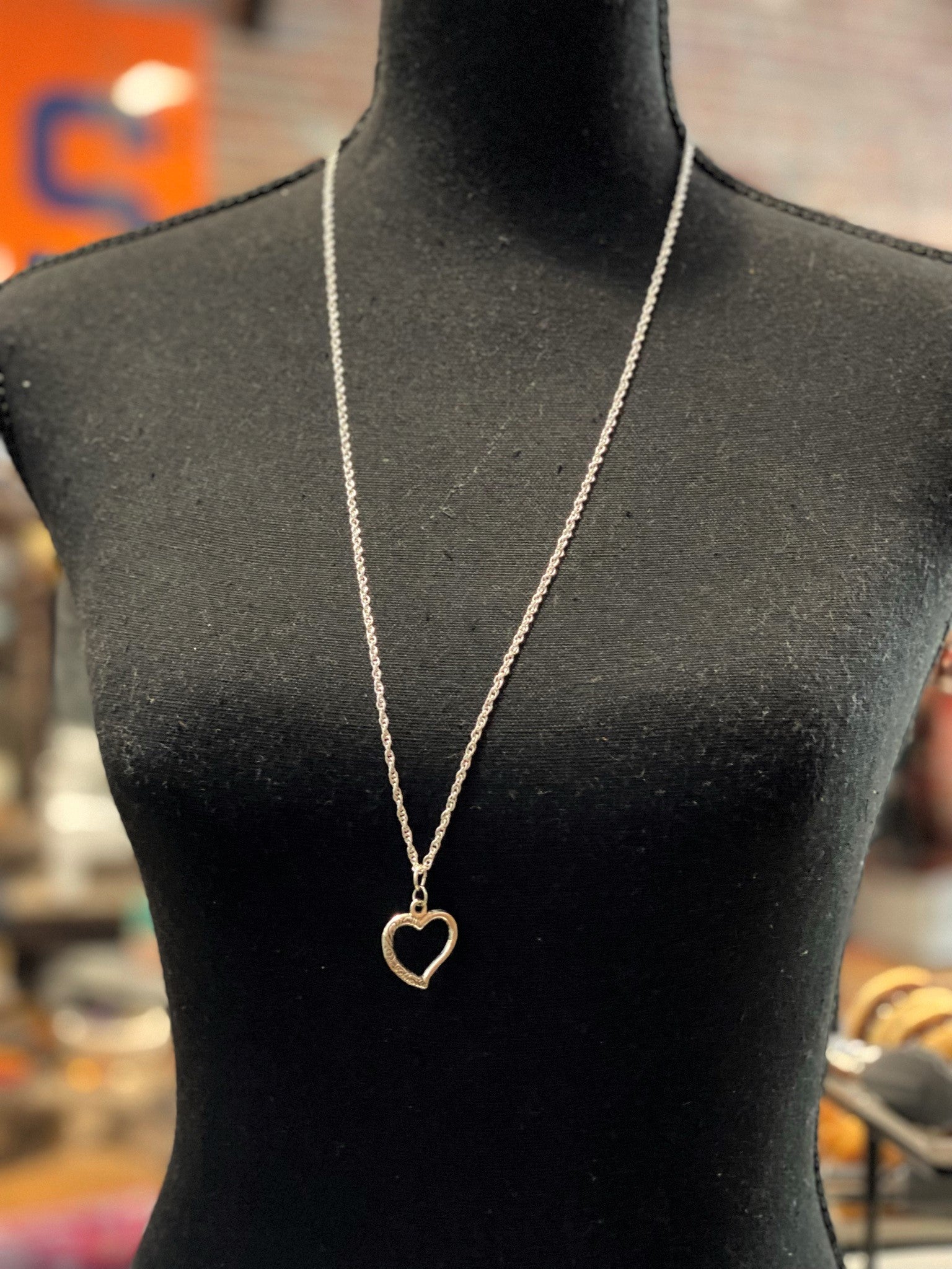 Dainty Heart Necklace Rebel Heart Co.