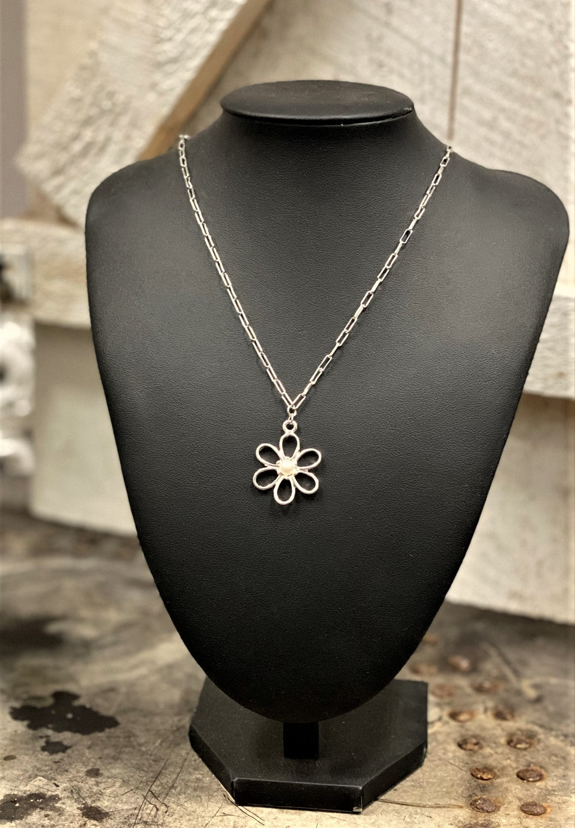 Wired Daisy Necklace Rebel Heart Co.